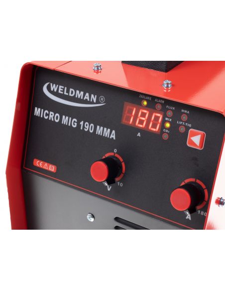 Spawarka Weldman Micro MIG 190 MMA - zestaw - 103 100-G - Weldman - 9