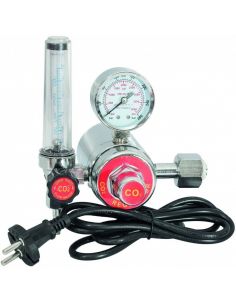 Reduktor z rotametrem i podgrzewaczem 36 V Ar/CO2 Weldman - 101 433 - Weldman - 1