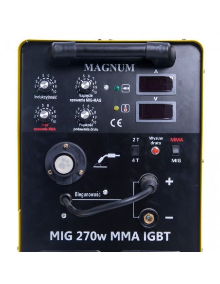 Spawarka Magnum MIG 270 W MMA IGBT - zestaw - U MI 270 WIGB-G - Magnum - 6