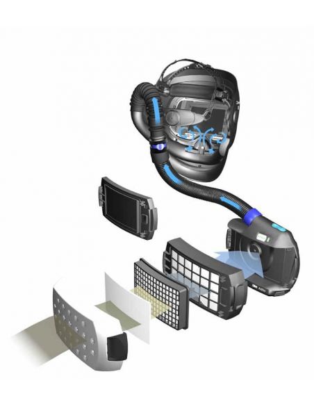 Przyłbica spawalnicza Speedglas 9100 MP filtr 9100XX z systemem Adflo - 577725 - Speedglas | 3M - 2