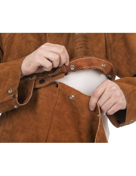 Skórzany fartuch spawalniczy WELDAS 44-7836XL - 44-7836XL - Weldas - 2