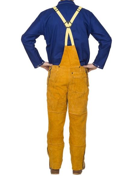 Skórzane ogrodniczki spawalnicze WELDAS 44-2648 - 44-2648 - Weldas - 2