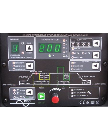 Spawarka Welder Fantasy JET TIG II 200 AC/DC IGBT PFC - zestaw - JET TIG II 200-G - Welder Fantasy - 6
