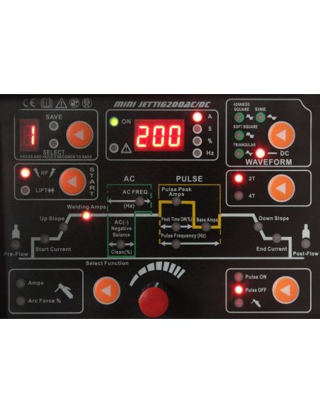Spawarka Welder Fantasy MINI JET TIG 200 AC/DC IGBT - zestaw - 0510-G - Welder Fantasy - 7