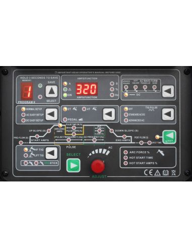 Spawarka Welder Fantasy JET TIG II 320 Tower AC/DC IGBT PFC - zestaw wodny - JET2TIG320TWT4-G - Welder Fantasy - 6