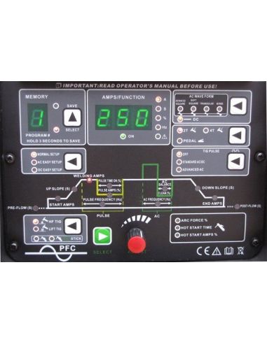 Spawarka Welder Fantasy JET TIG II 250 AC/DC IGBT PFC - zestaw wodny - JET TIG II 250 ZEST-G - Welder Fantasy - 7