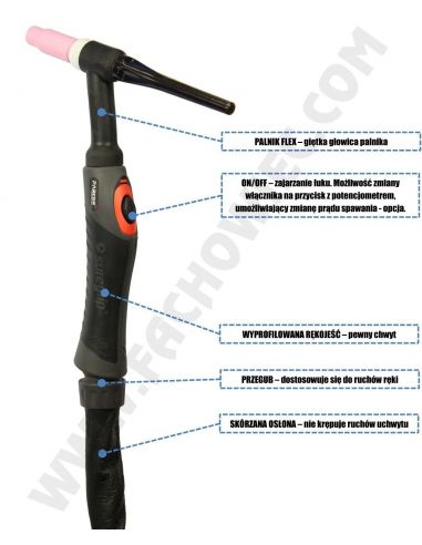 Spawarka Welder Fantasy JET TIG II 250 AC/DC IGBT PFC - zestaw wodny - JET TIG II 250 ZEST-G - Welder Fantasy - 18
