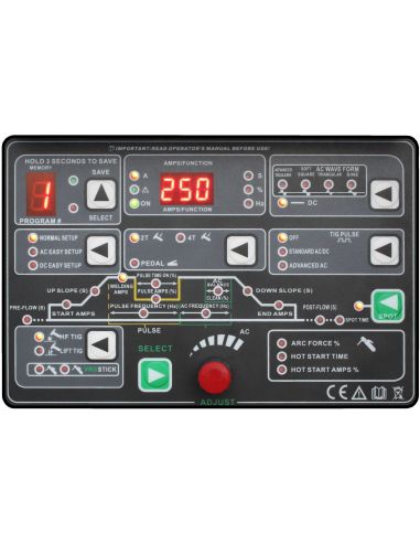 Spawarka Welder Fantasy JET TIG II 250 Tower AC/DC IGBT PFC - zestaw wodny - JET2TIG250TWT4-G - Welder Fantasy - 6
