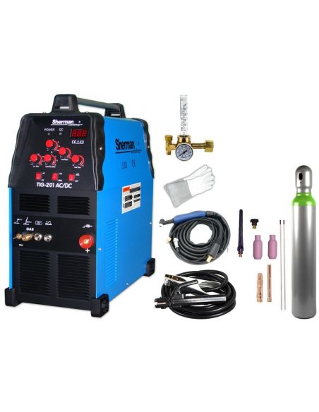 Spawarka Sherman TIG 201 AC/DC - zestaw - SINW-TIG201ACDC-G - Sherman - 3