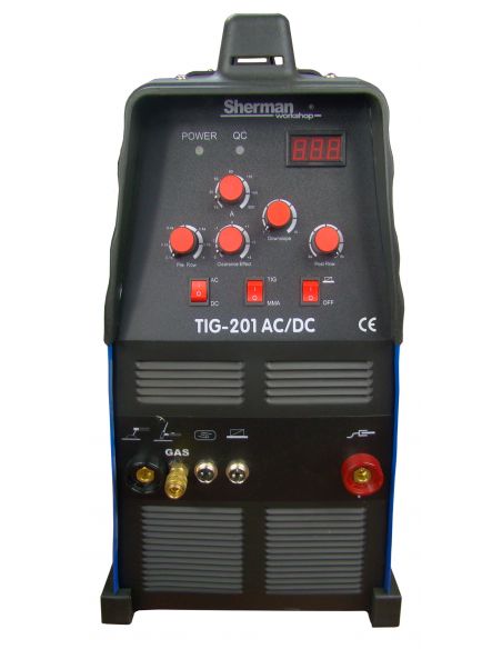Spawarka Sherman TIG 201 AC/DC - zestaw - SINW-TIG201ACDC-G - Sherman - 6