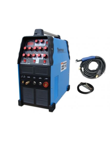 Spawarka Sherman TIG 210 AC/DC Pulse - zestaw - SINW-TIG210ACDCP-G - Sherman - 4
