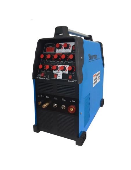 Spawarka Sherman TIG 210 AC/DC Pulse - zestaw - SINW-TIG210ACDCP-G - Sherman - 12