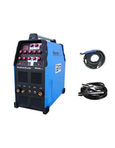 Spawarka Sherman TIG 320 AC/DC Pulse - zestaw - SINW-TIG320ACDCP-G - Sherman - 4