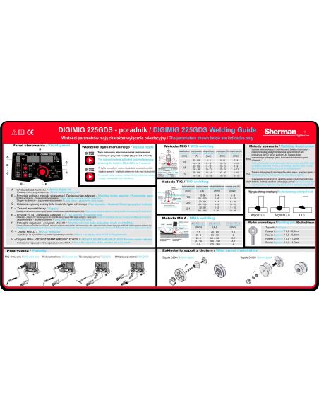 Spawarka Sherman DIGIMIG 225GDS Synergia - zestaw - SDIGITECDIGIMIG225GDS-G - Sherman - 23