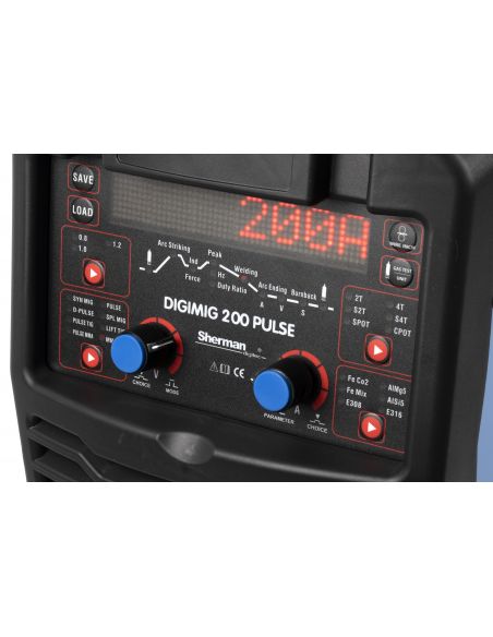 Spawarka Sherman DIGIMIG 200 Pulse - zestaw - 7812202-G - Sherman - 9