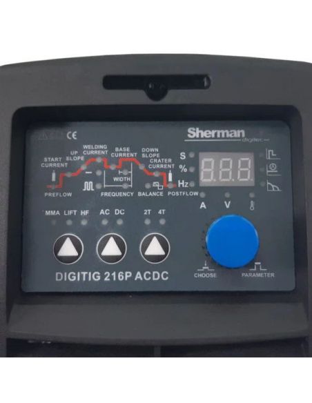 Spawarka Sherman DIGITIG 216P AC/DC - zestaw - 7812245-G - Sherman - 6