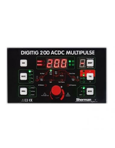 Spawarka Sherman DIGITIG 200 AC/DC Multipulse - zestaw - 7812422-G - Sherman - 6