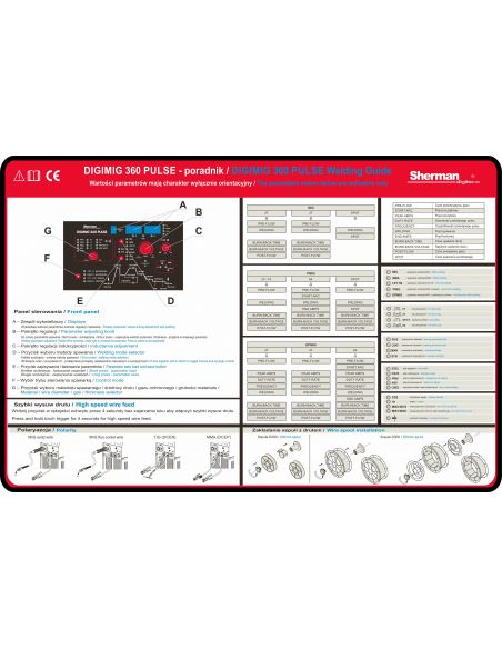 Spawarka Sherman DIGIMIG 360 Pulse - zestaw - 7812432-G - Sherman - 9