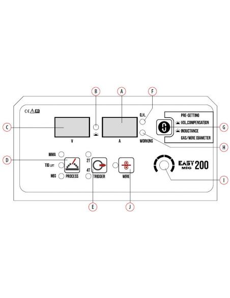 Spawarka Spartus EasyMIG 200 - zestaw - EASYMIG200-PAK-15-3-G - Spartus - 15