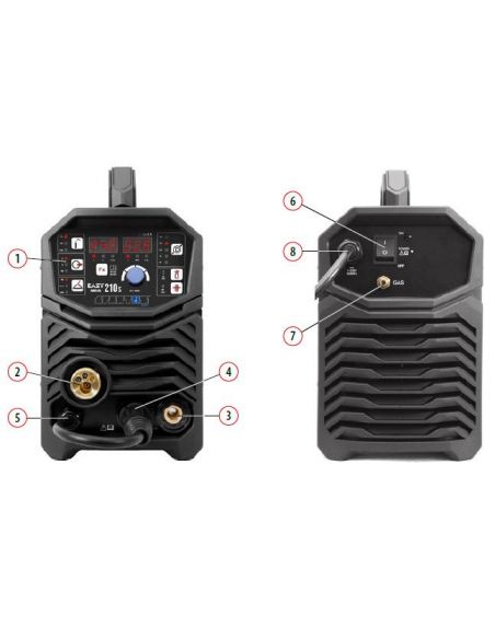 Spawarka Spartus EasyMIG 210S - zestaw - EASYMIG210S-PAK-15-3-G - Spartus - 14