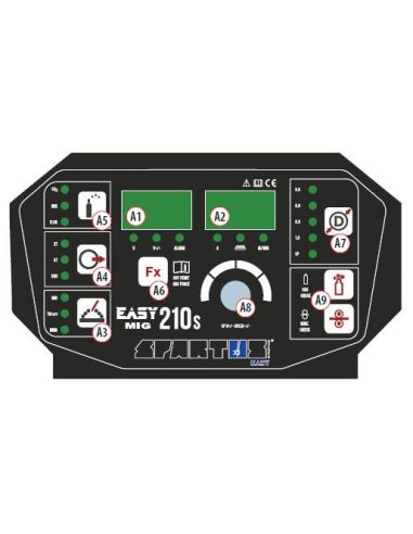 Spawarka Spartus EasyMIG 210S - zestaw - EASYMIG210S-PAK-15-3-G - Spartus - 15