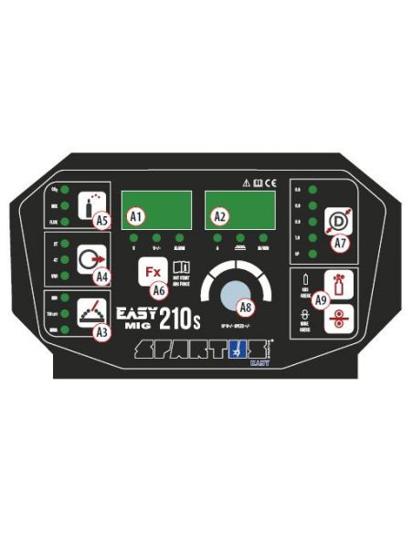 Spawarka Spartus EasyMIG 210S - zestaw - EASYMIG210S-PAK-15-3-G - Spartus - 15