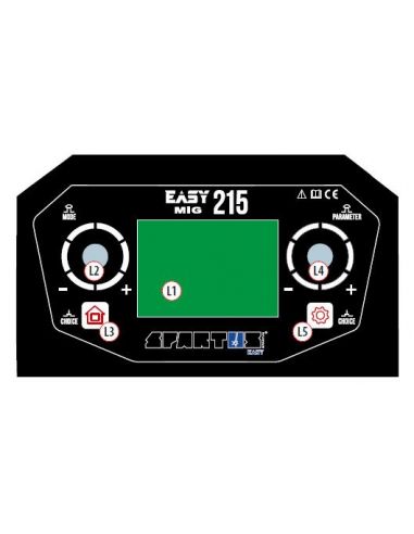 Spawarka Spartus EasyMIG 215 - zestaw - EASYMIG215-PAK-15-3-G - Spartus - 15