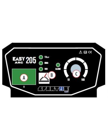 Spawarka Spartus EasyARC 205 - zestaw - EASYARC205-PAK-G - Spartus - 10