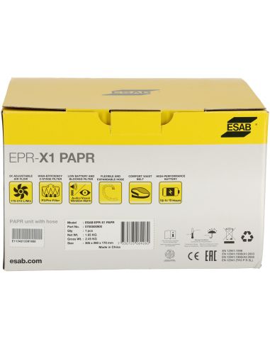 Przyłbica spawalnicza ESAB Sentinel A50 Air z nawiewem PAPR EPR-X1 - 0700000801_pakiet2 - ESAB - 19