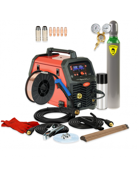 Spawarka Ideal Tecnomig 221 Synergic - zestaw - TMIG221SYN-G - Ideal - 3