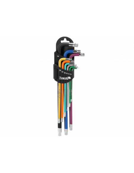 Zestaw długich kluczy Torx T10-T50 9 el. Tvardy - T00123 - Tvardy - 1