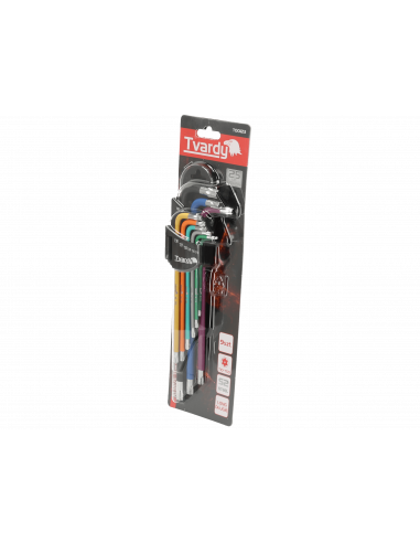 Zestaw długich kluczy Torx T10-T50 9 el. Tvardy - T00123 - Tvardy - 7