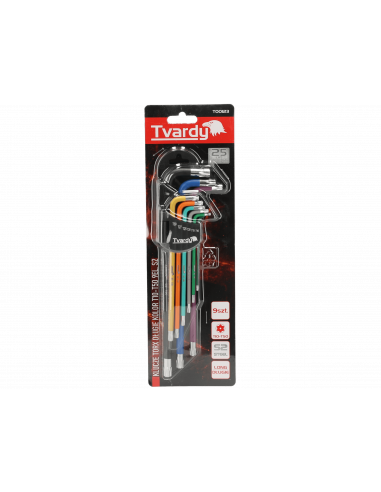 Zestaw długich kluczy Torx T10-T50 9 el. Tvardy - T00123 - Tvardy - 8