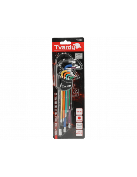 Zestaw długich kluczy Torx T10-T50 9 el. Tvardy - T00123 - Tvardy - 8
