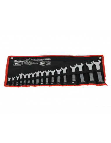 Klucze płasko-oczkowe Tvardy 8-32 mm 17 el. CrV - T00652 - Tvardy - 6