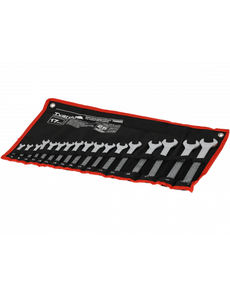 Klucze płasko-oczkowe Tvardy 8-32 mm 17 el. CrV - T00652 - Tvardy - 5