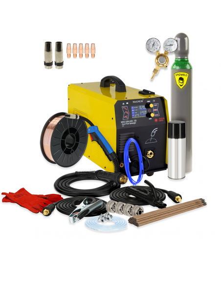 Spawarka Magnum MIG 224/15 LCD Dual Puls Synergia v2 - zestaw - U MI 224 LC15P-G - Magnum - 5