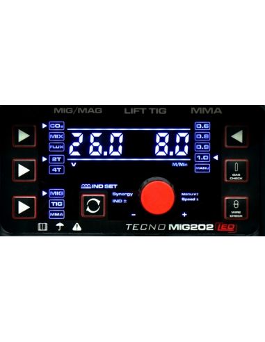 Spawarka Ideal Tecnomig 202 LED Synergic - zestaw - TMIG202LED-G - Ideal - 13