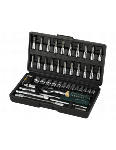 Zestaw kluczy nasadowych 1/4" 46 el. Rockforce - 2462-5 - ROCKFORCE - 1