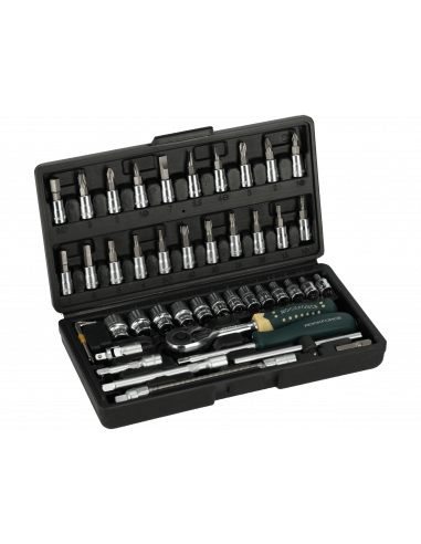 Zestaw kluczy nasadowych 1/4" 46 el. Rockforce - 2462-5 - ROCKFORCE - 6