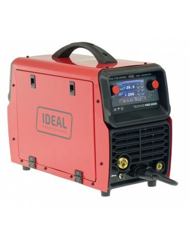 Spawarka Ideal Tecnomig 222 LCD Synergic - zestaw - TMIG222LCD-G - Ideal - 12