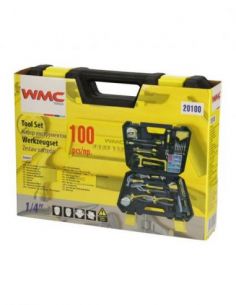 Zestaw narzędzi uniwersalnych 100 el. WMC Tools - 20100 - WMC Tools - 1