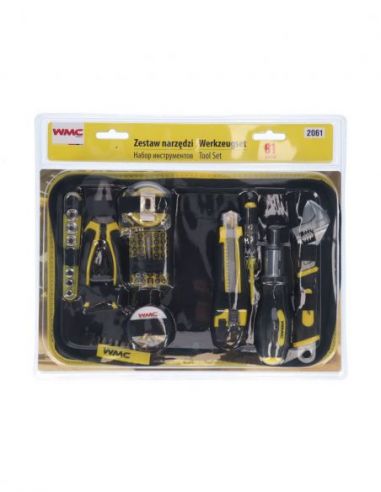 Zestaw narzędzi 61 el. WMC Tools - 2061 - WMC Tools - 9