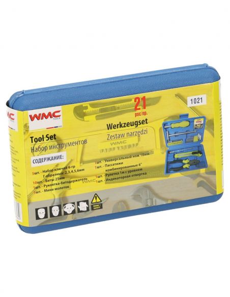 Zestaw narzędzi 21 el. WMC Tools - 1021 - WMC Tools - 4