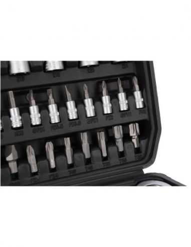 Zestaw kluczy nasadowych 1/2", 1/4" 108 el. WMC Tools - 41082-5 - WMC Tools - 4
