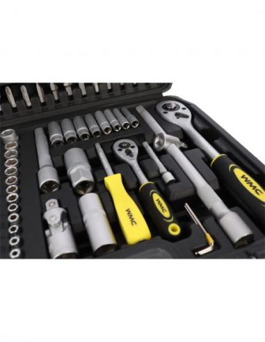 Zestaw kluczy nasadowych 1/2", 1/4" 108 el. WMC Tools - 41082-5 - WMC Tools - 5