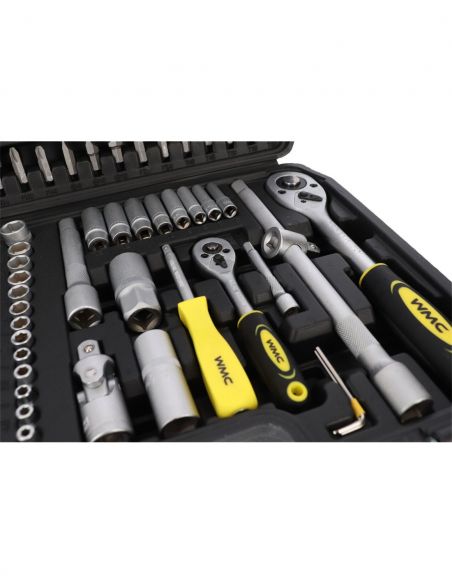 Zestaw kluczy nasadowych 1/2", 1/4" 108 el. WMC Tools - 41082-5 - WMC Tools - 5