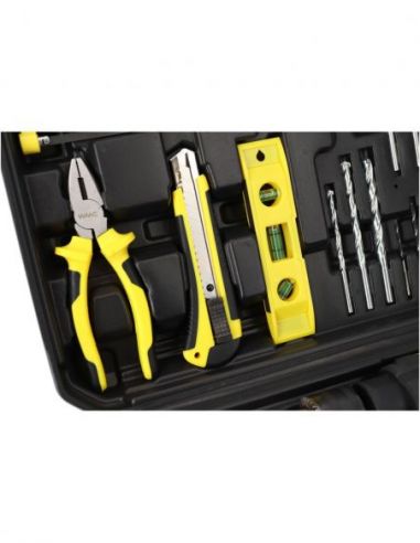 Zestaw narzędzi z wiertarką udarową 96 el. WMC Tools - 1096 - WMC Tools - 4