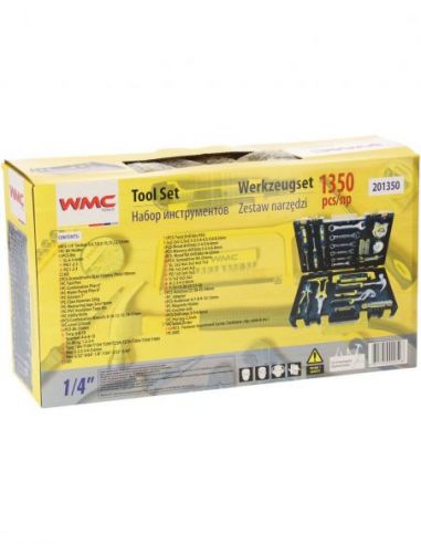 Zestaw narzędzi i akcesoriów 1350 el. WMC Tools - 201350 - WMC Tools - 15