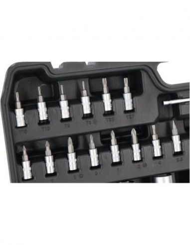 Zestaw kluczy nasadowych 1/2", 1/4", 3/8" 172 el. Forsage - 41723-5 - Forsage - 4